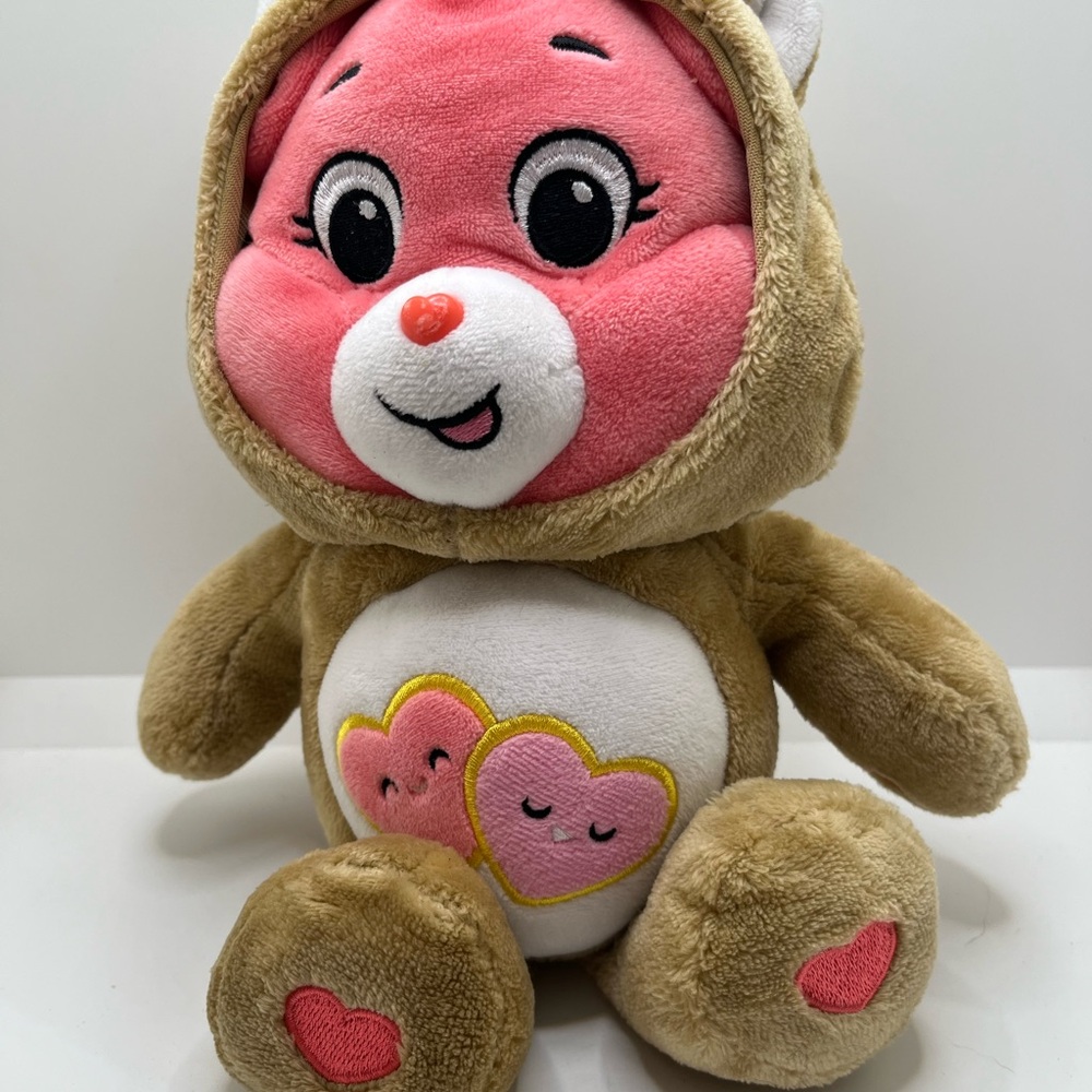 2021 Love-a-lot bear Carebear in Fox suit, perfect condition